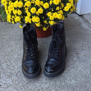 Madden Girl Black Lace Up Boots